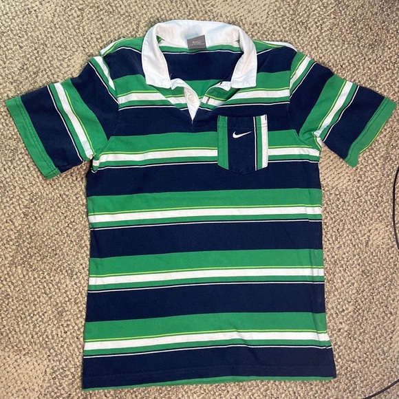 Nike Boys Striped Polo - Picture 1 of 2